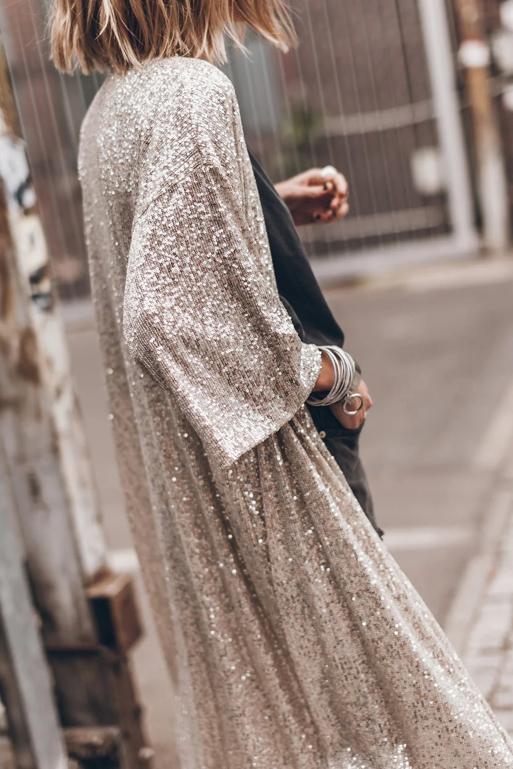 Cosmic Spark Sequin Duster - Image 13