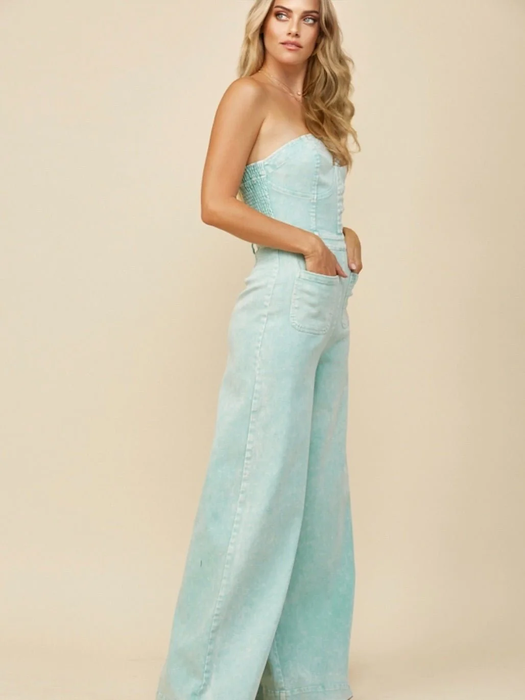 Aqua Bloom Jumpsuit - Image 3