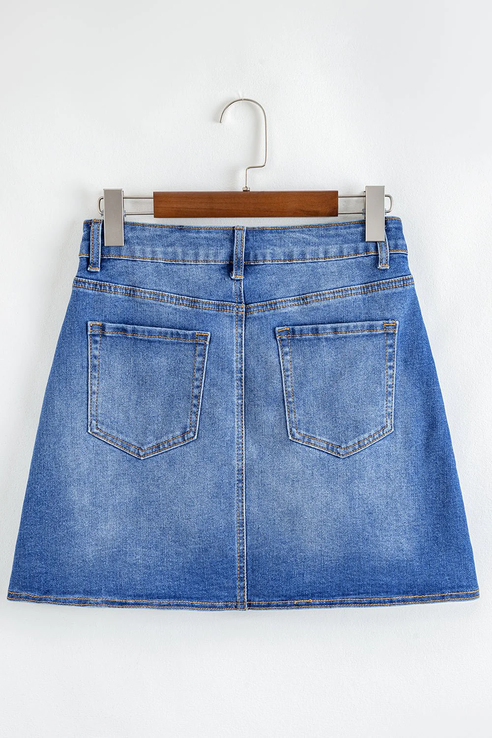 Wrap It Up Denim Skirt - Image 15