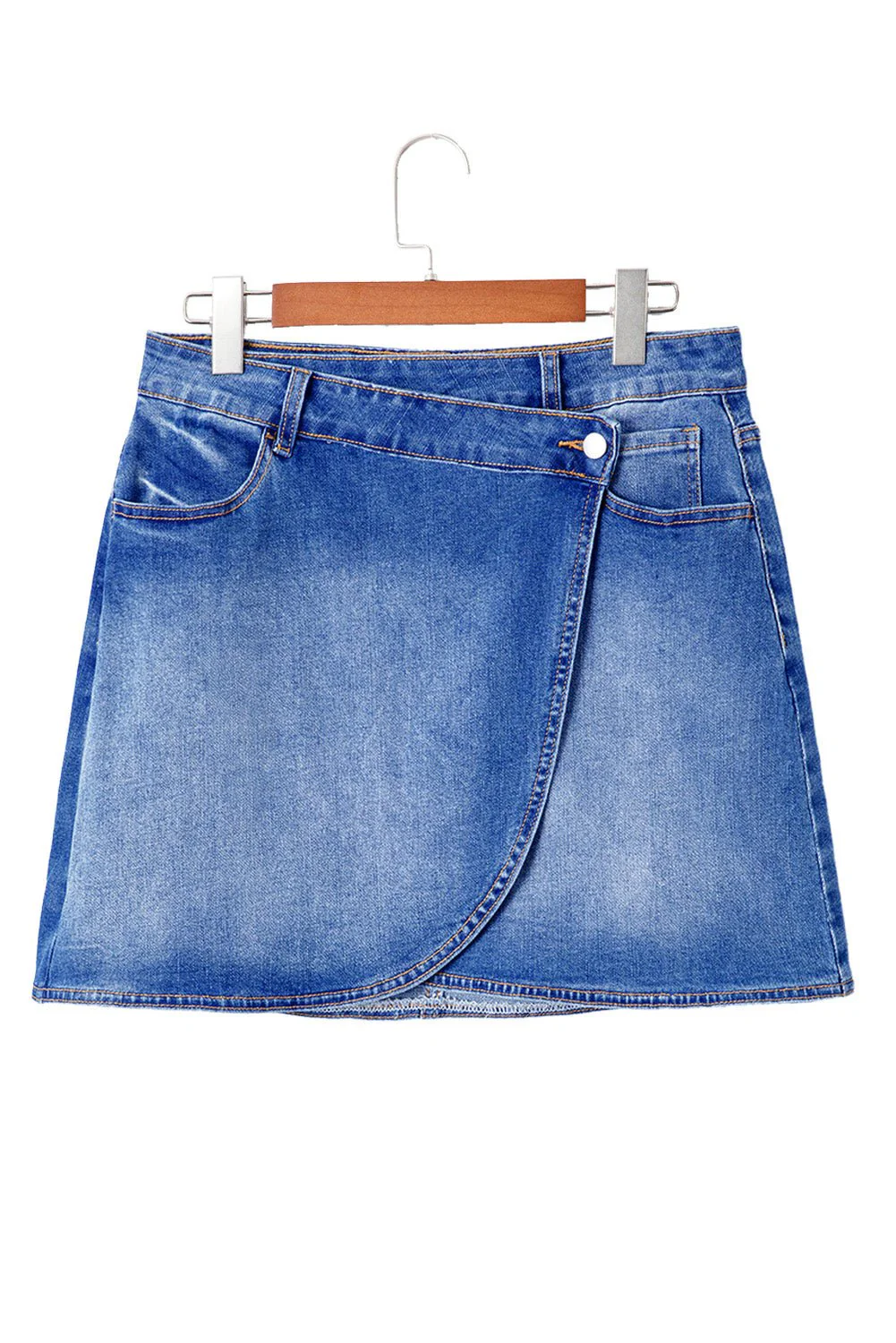Wrap It Up Denim Skirt - Image 17