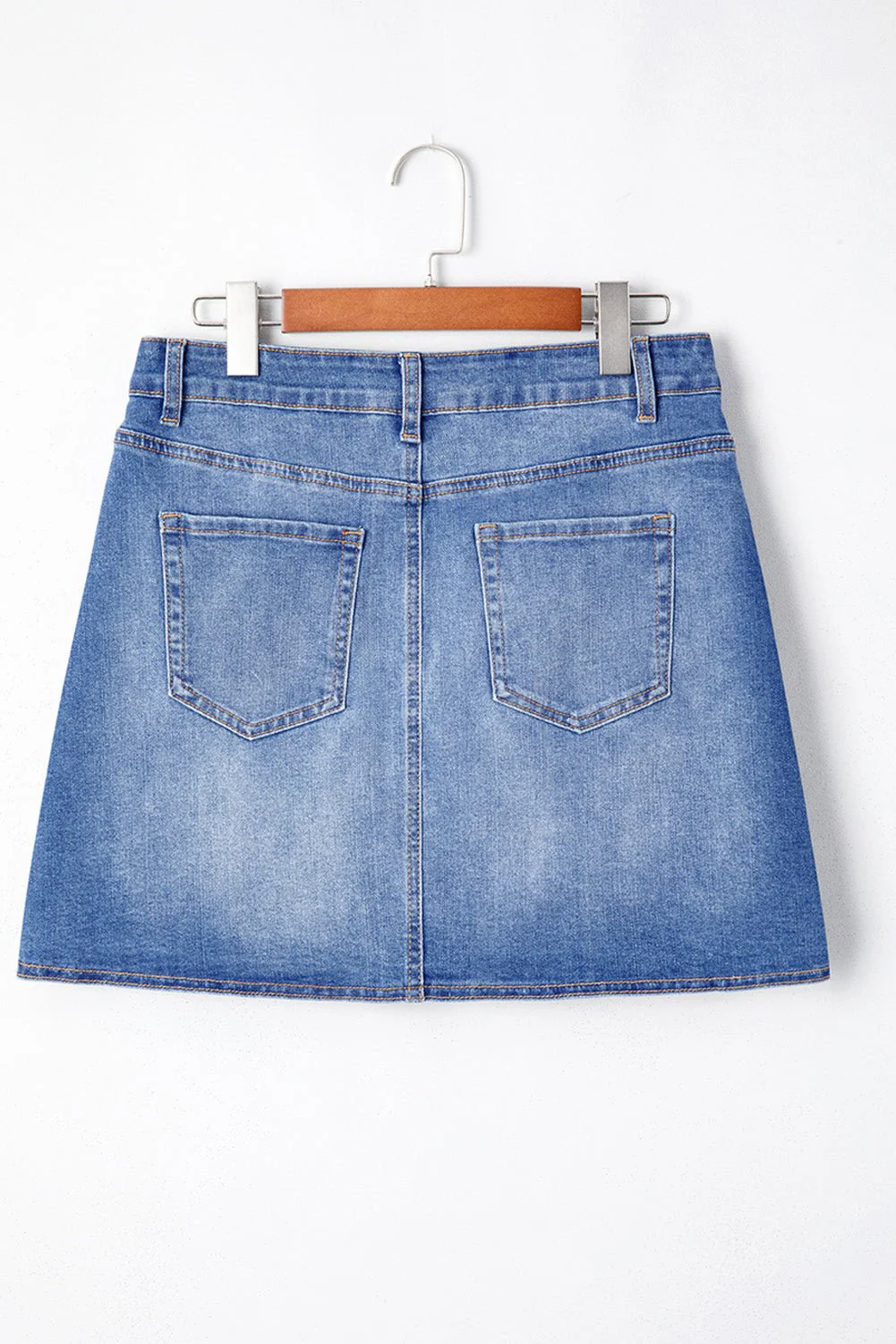 Wrap It Up Denim Skirt - Image 25