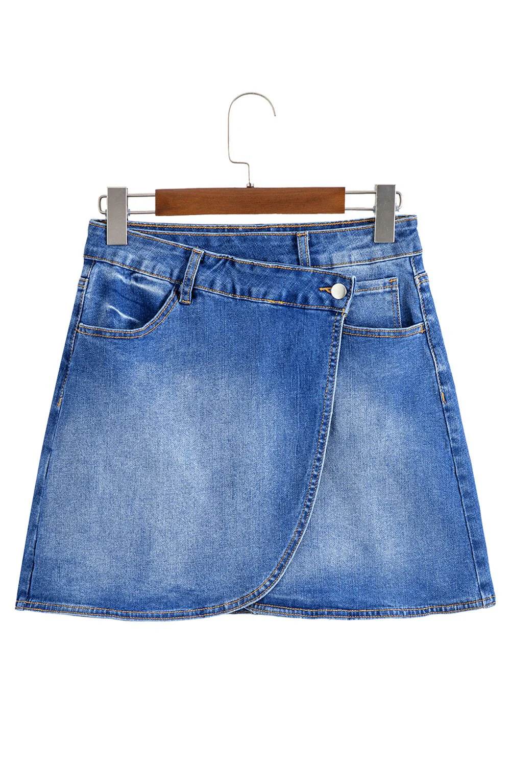 Wrap It Up Denim Skirt - Image 8