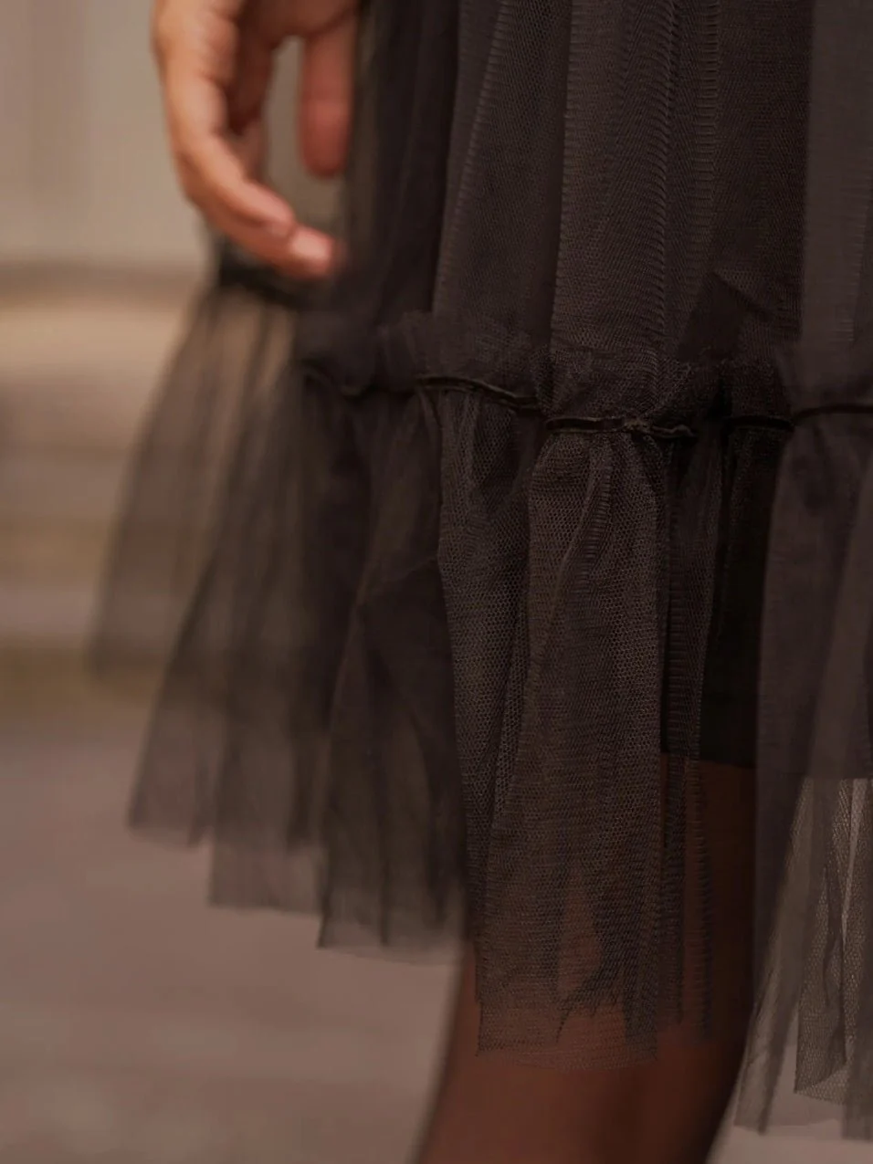 Bardot Tulle Mini Dress - Image 17