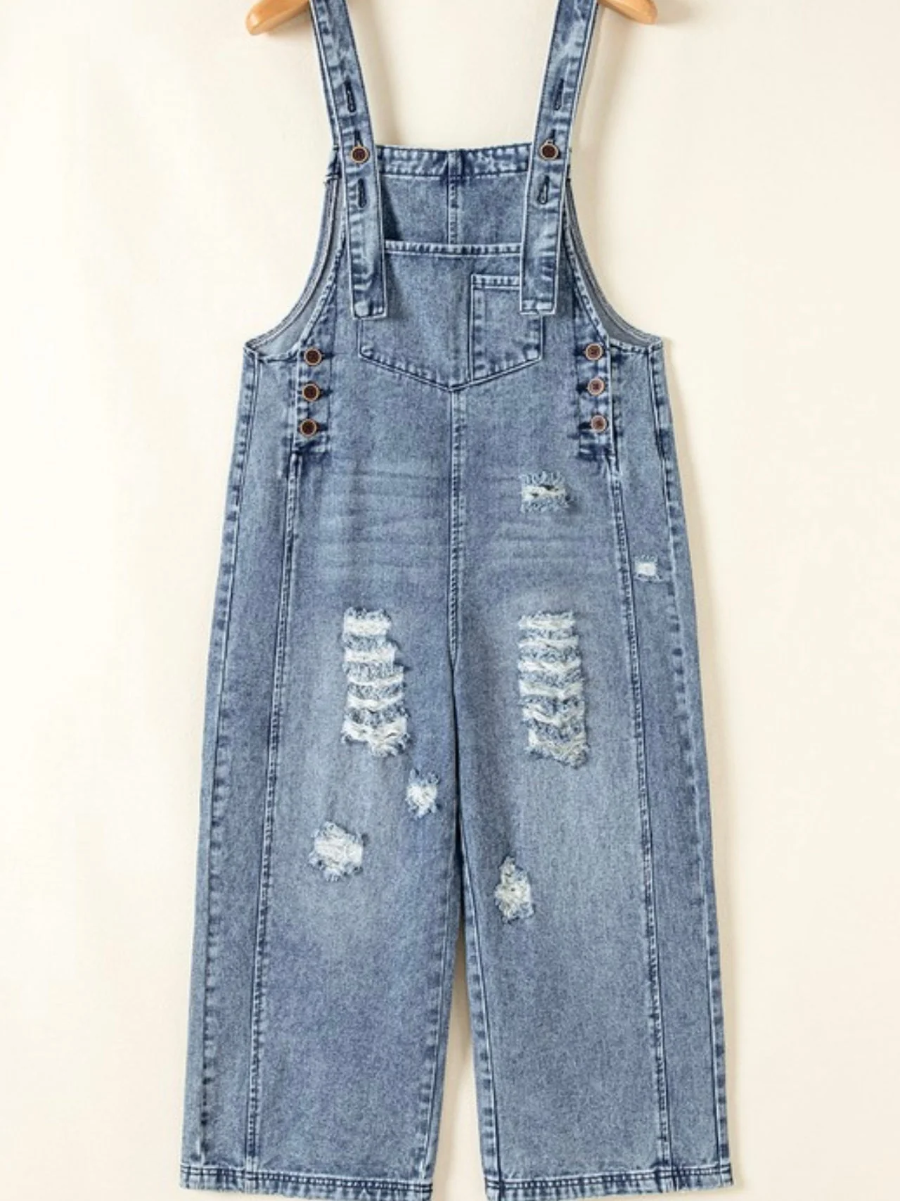 Beach Break Denim Overalls - Image 7