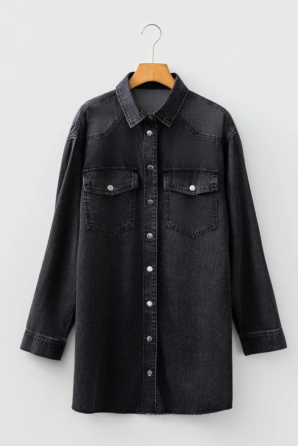 Easy Days Denim Shirt Dress - Image 20