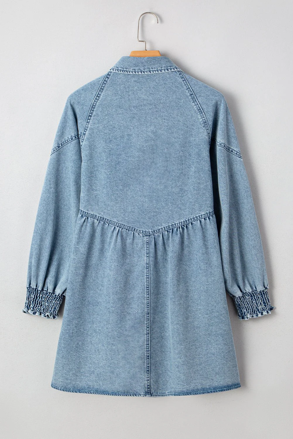 Harper Denim Shirt Dress - Image 15