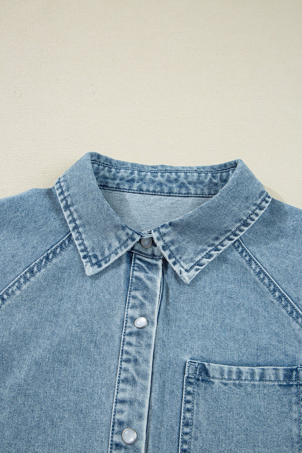 Harper Denim Shirt Dress - Image 7
