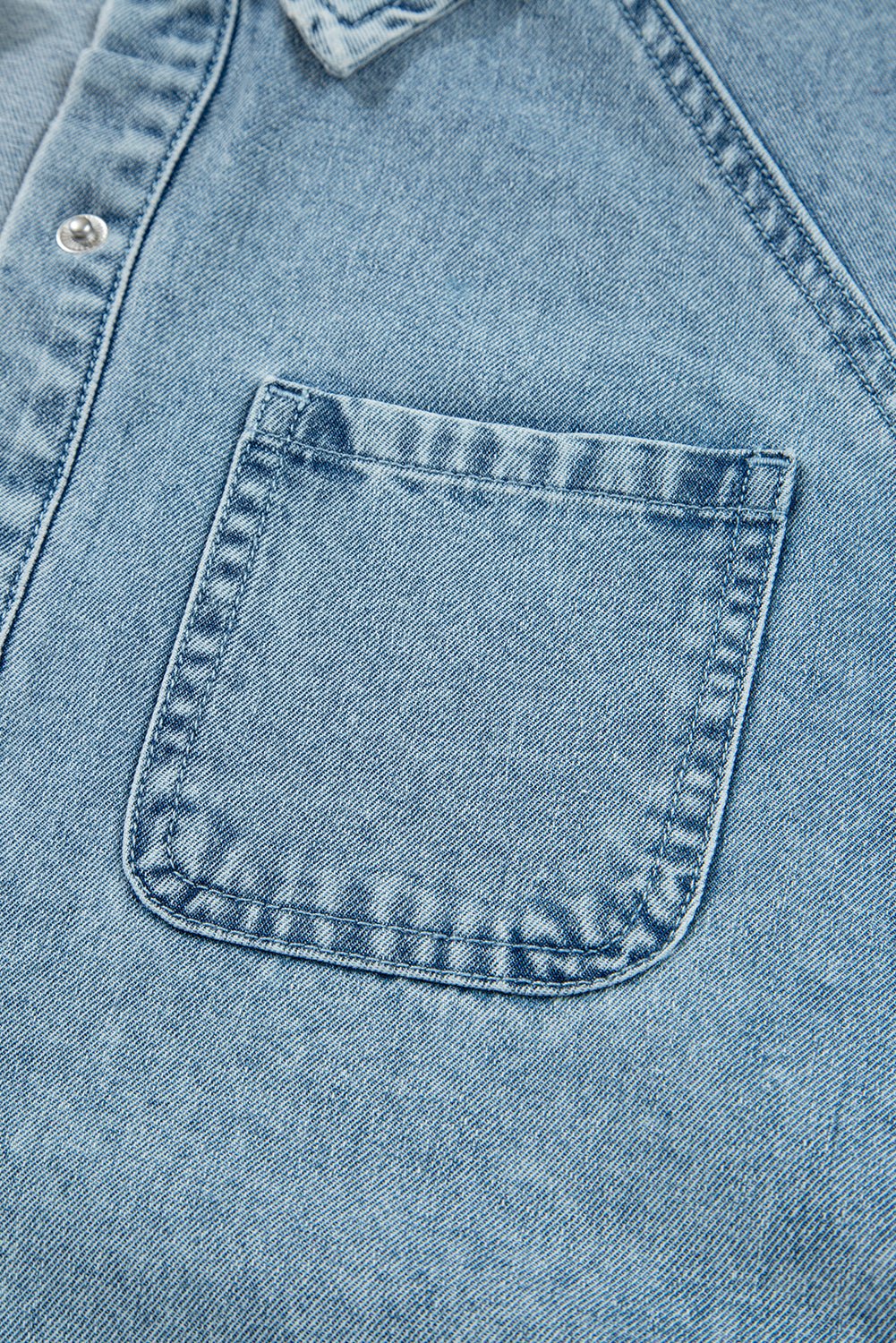Harper Denim Shirt Dress - Image 9