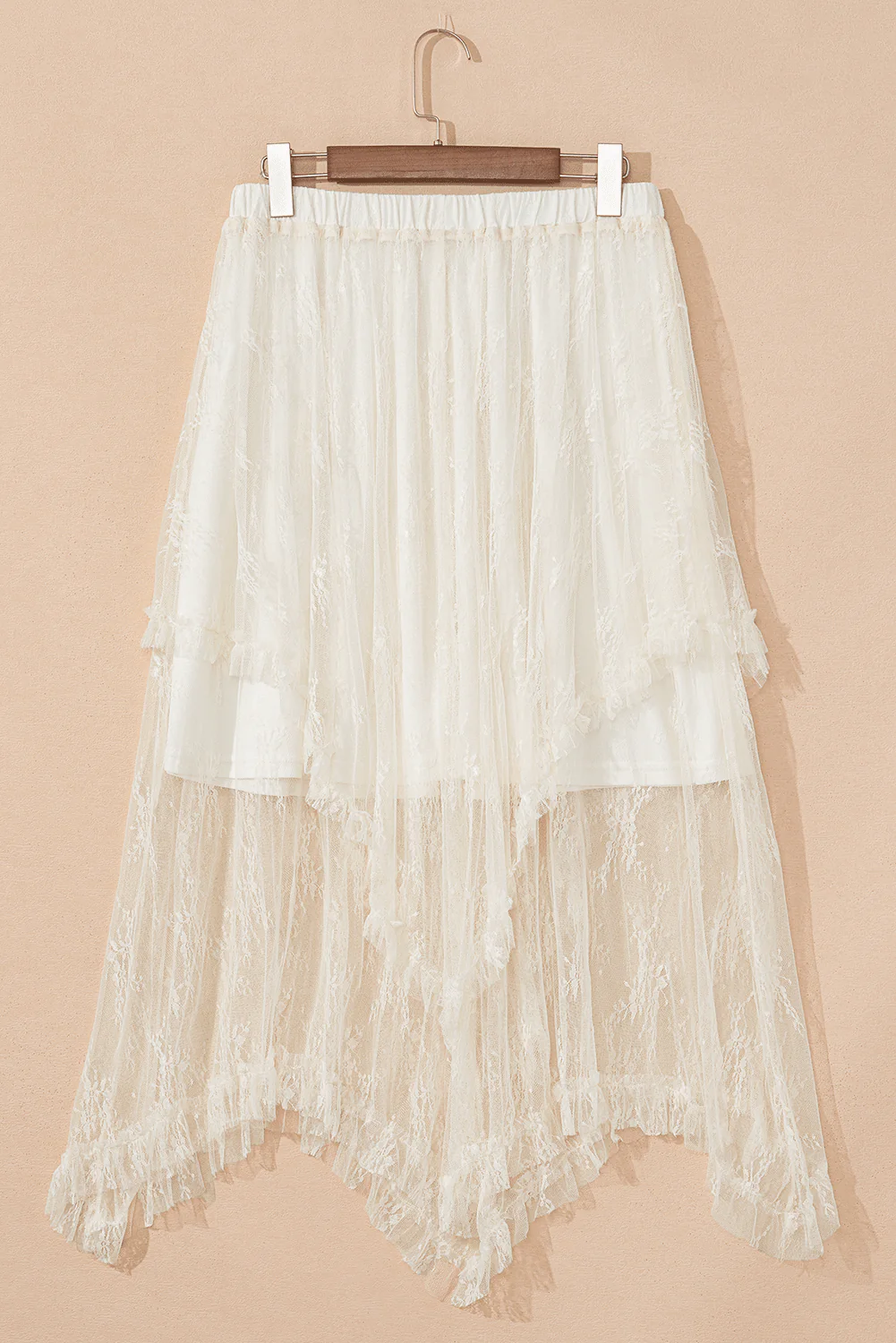 Sun Kiss Lace Hi Lo Hem Skirt - Image 10