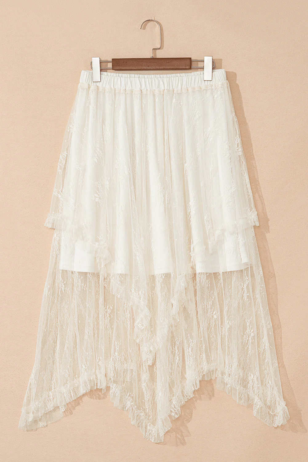 Sun Kiss Lace Hi Lo Hem Skirt - Image 11