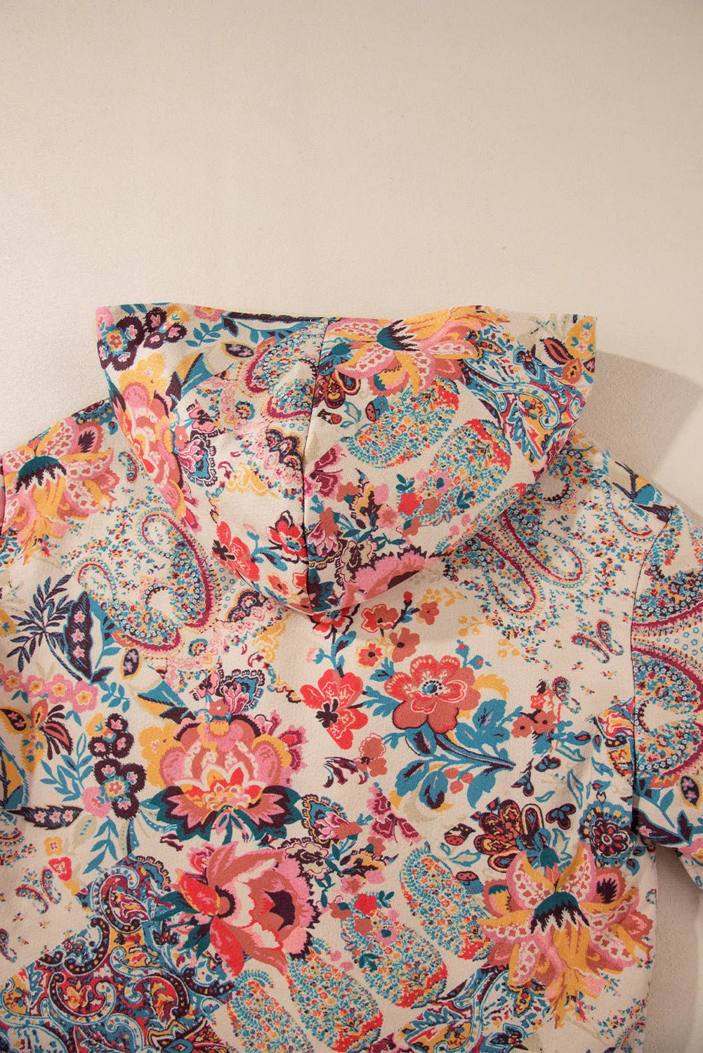 Floral Sherpa Open Front Jacket - Image 10