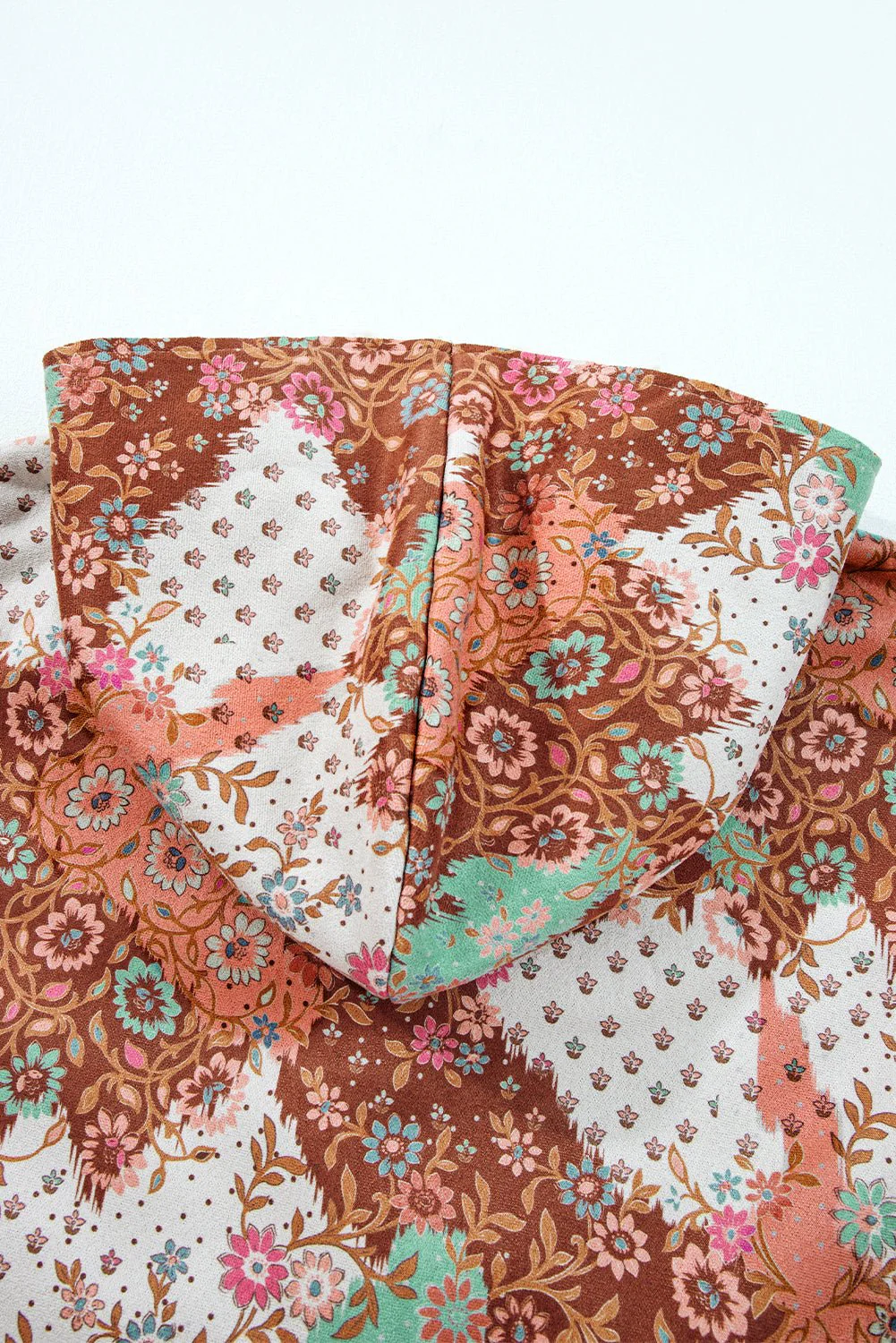 Floral Sherpa Open Front Jacket - Image 22