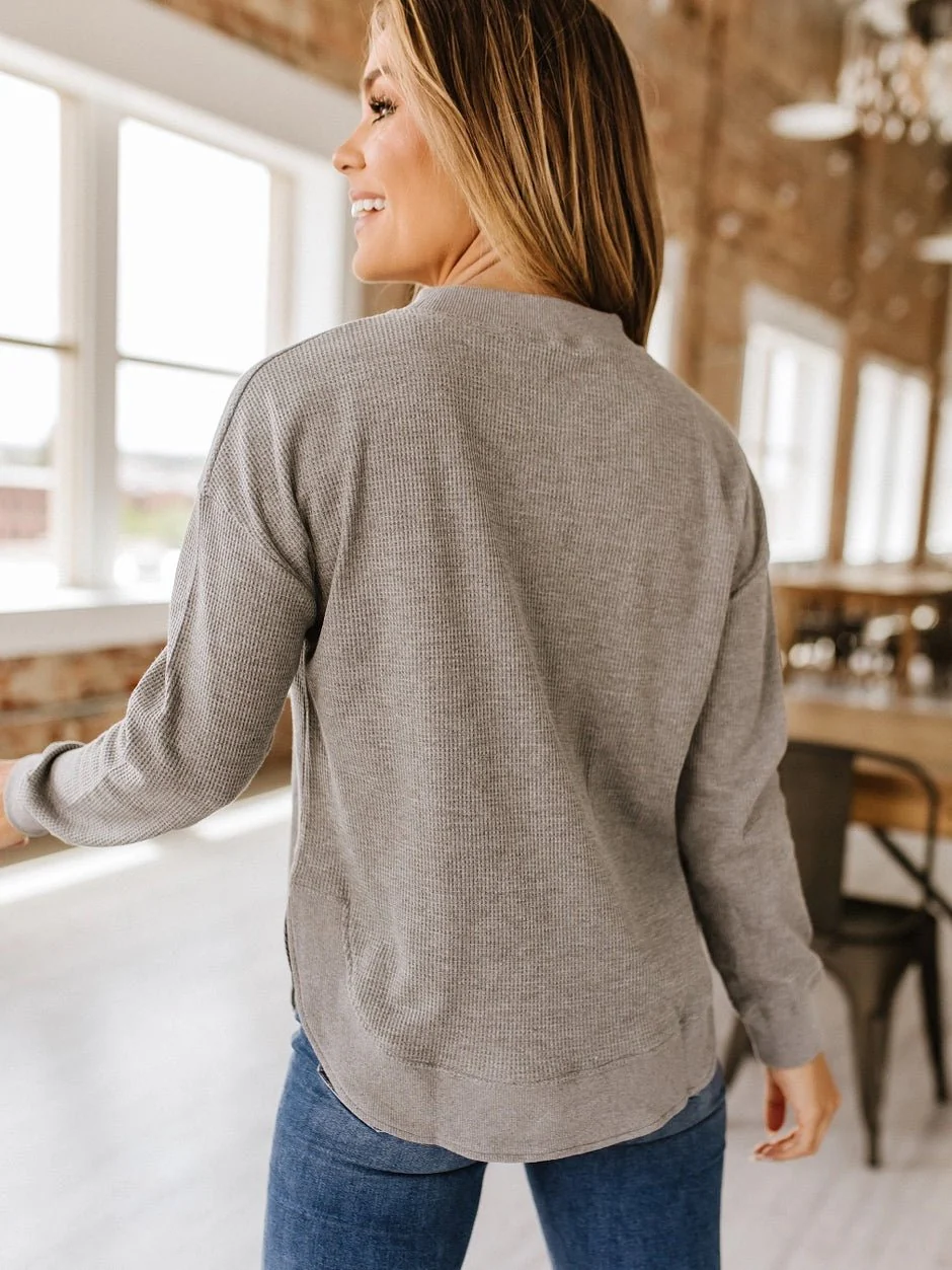 Berlin Waffle Knit Top - Image 3