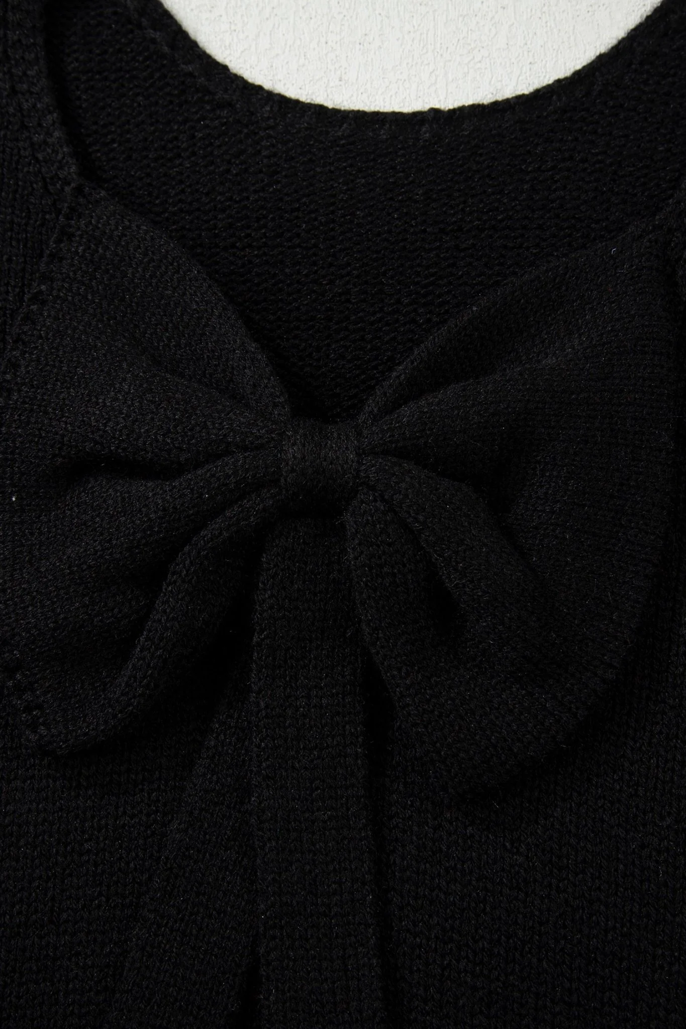 Bow Back Bubble Sleeve Sweater - Image 14