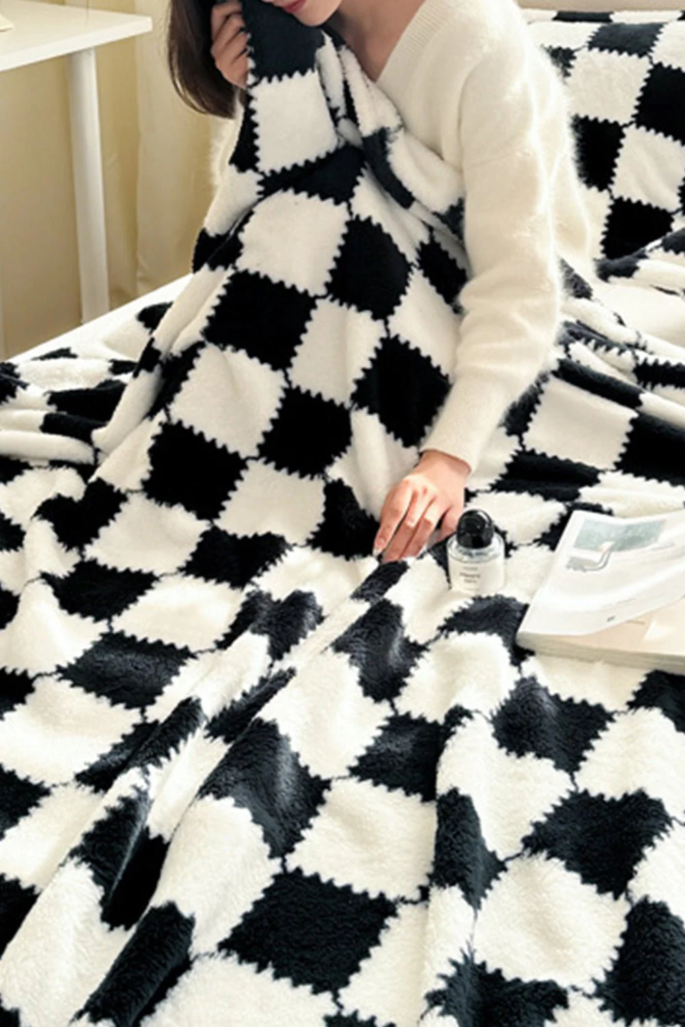 Checkmate Cozy Throw Blanket - Image 3