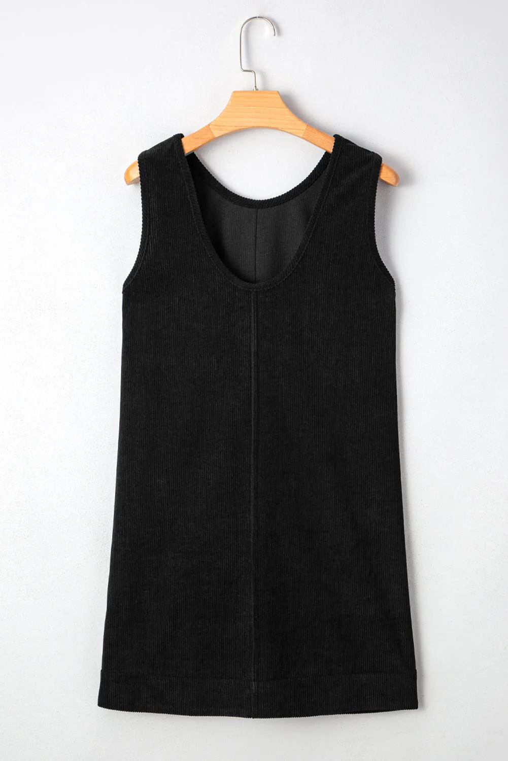 Midnight Corduroy Shift Dress - Image 5