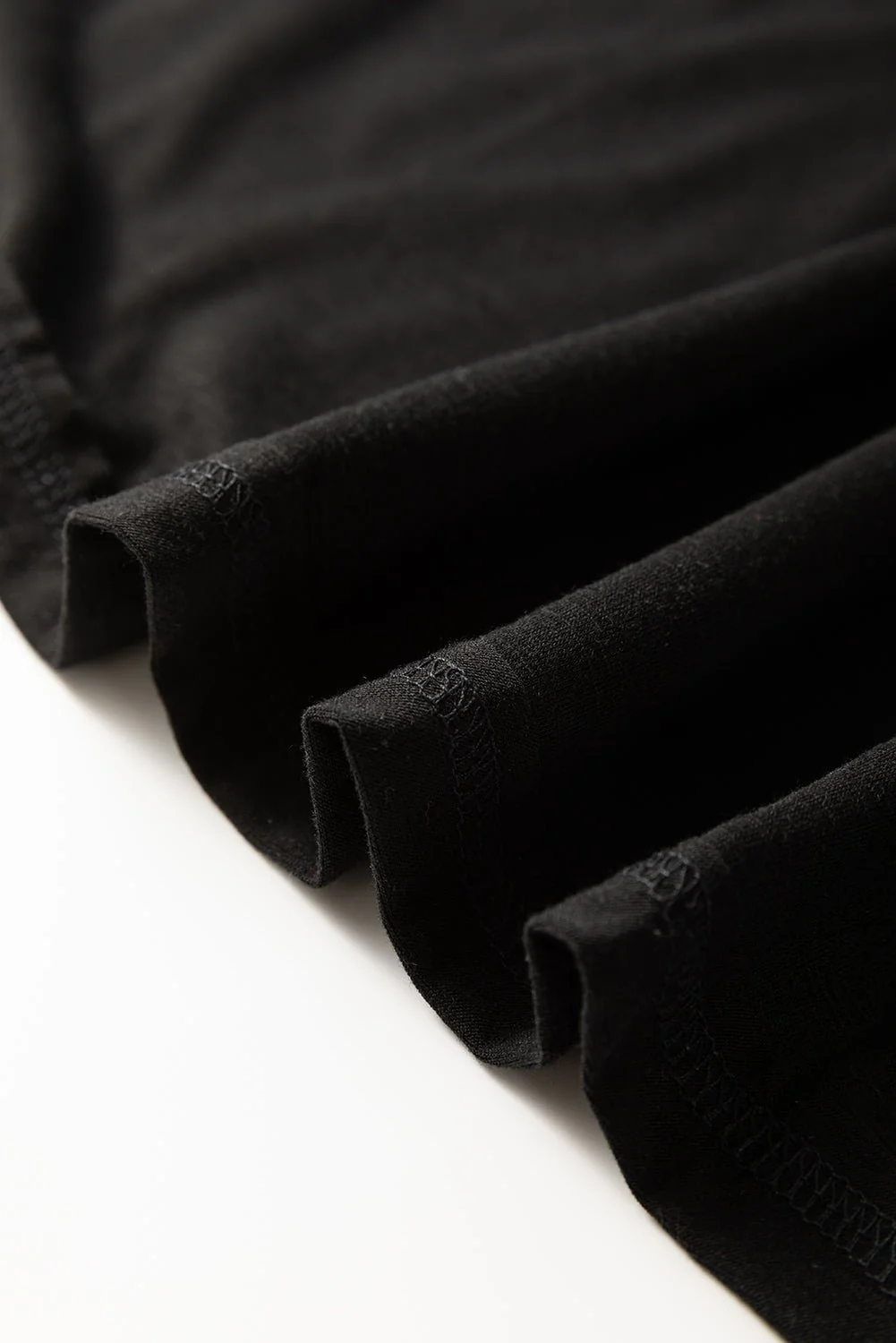 Double Black Mesh Sleeve Tee - Image 7