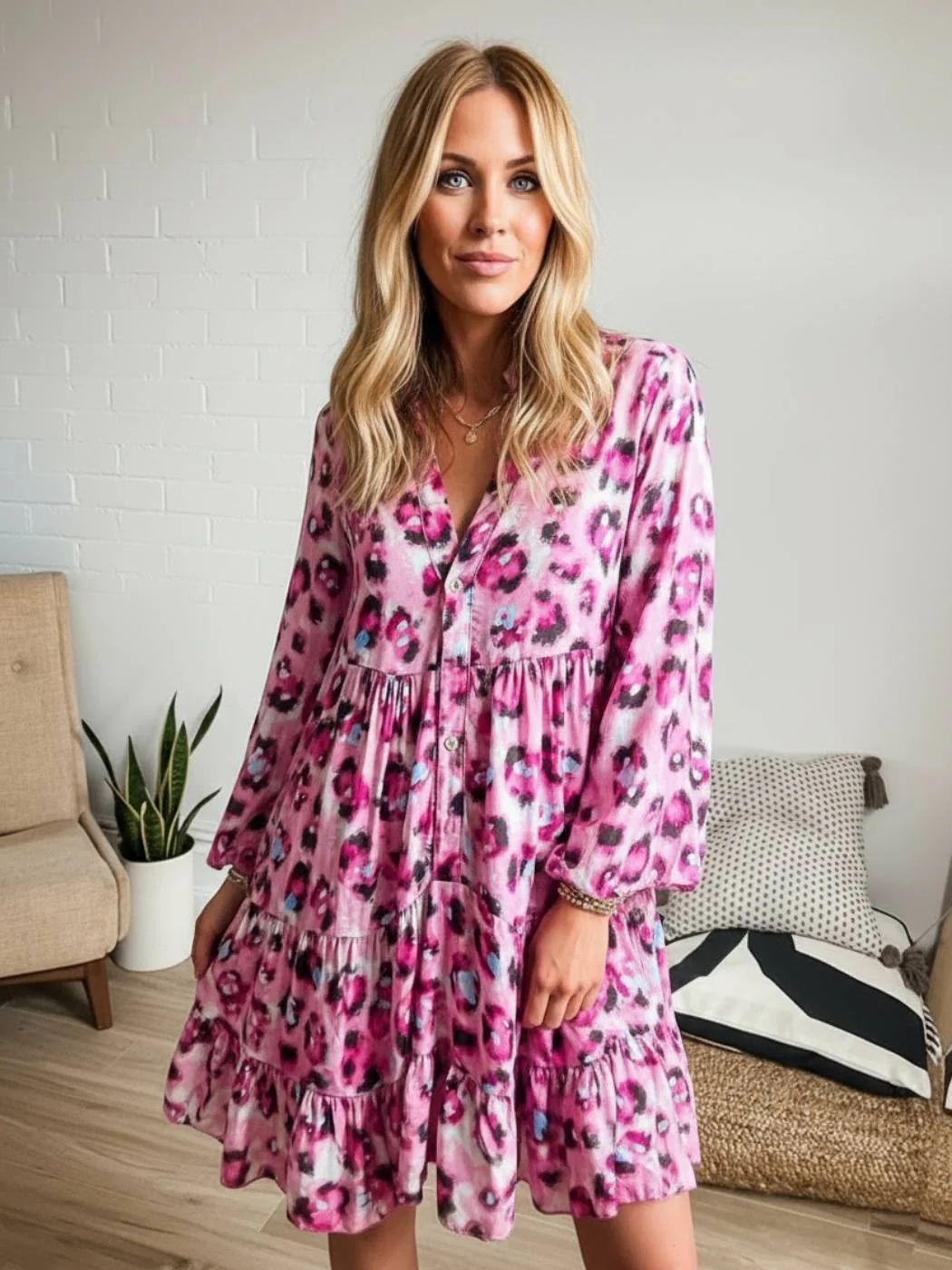 Leopard Tunic Dress - Image 10