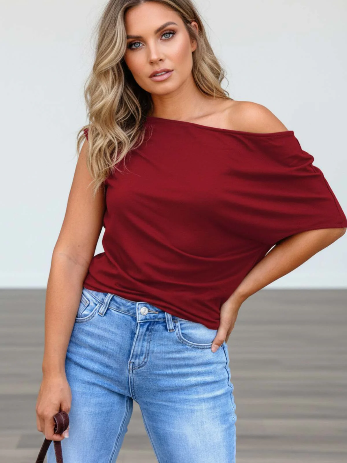 Soft Focus Off-Shoulder Top {plus} - Image 6