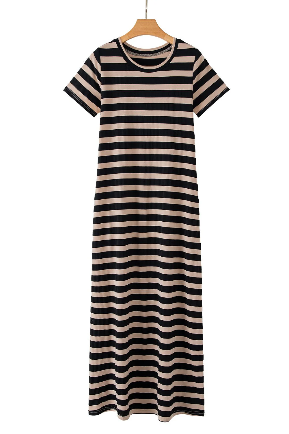 Cafe Striped Maxi Dress - Image 5
