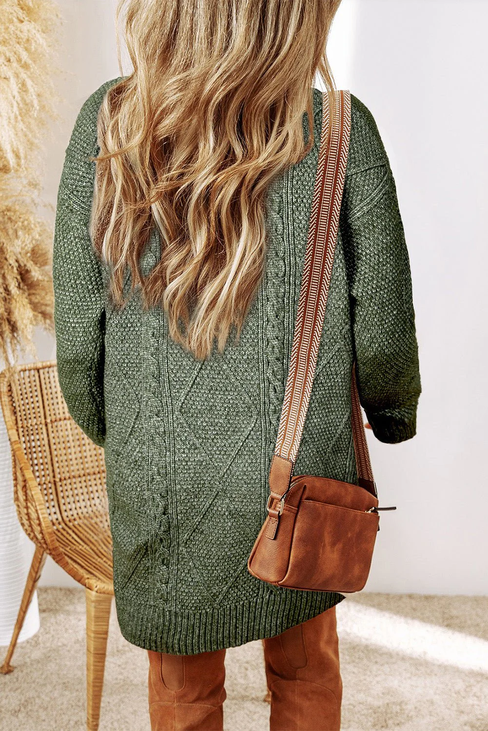 Candace Cable Knit Sweater Dress - Image 13