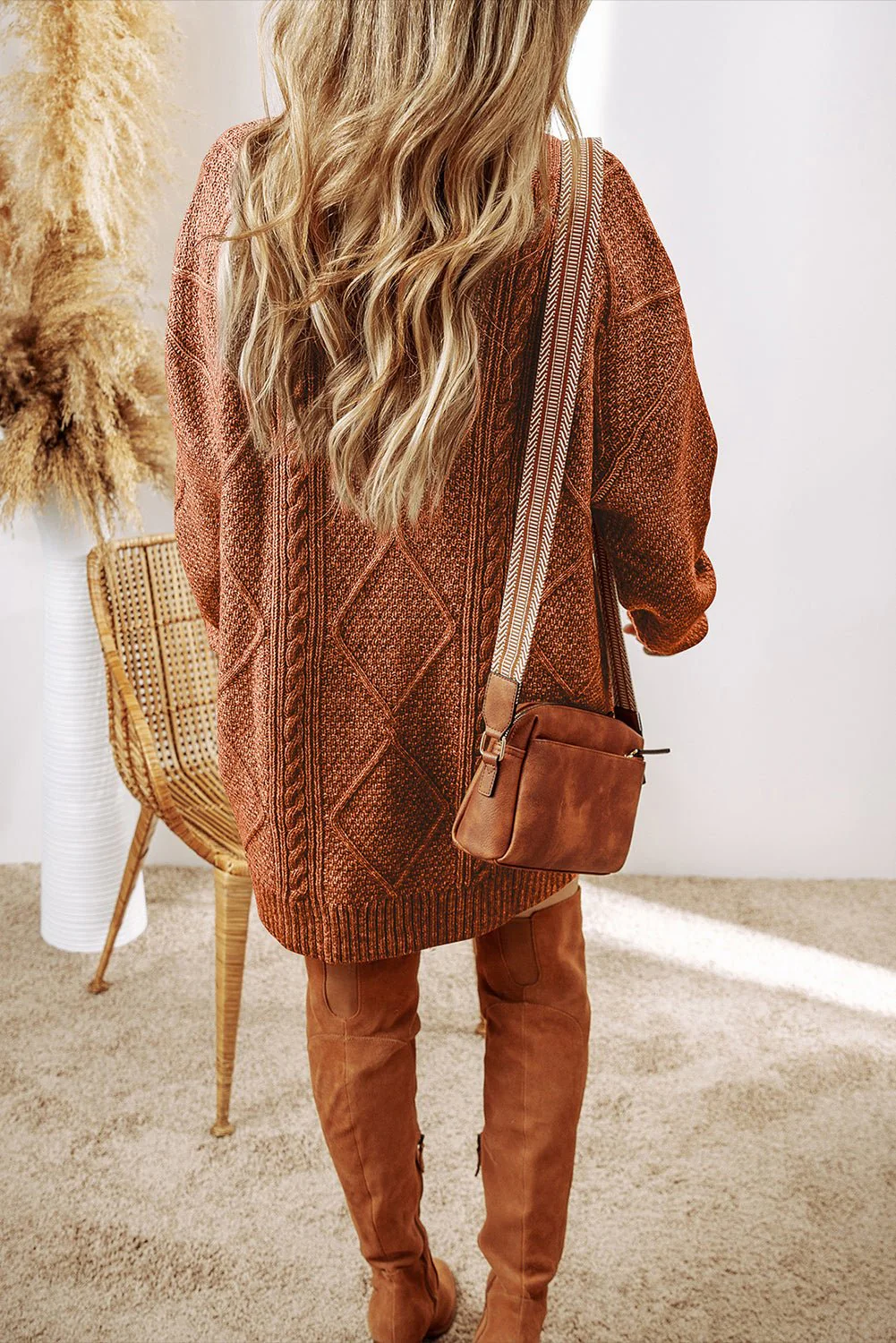 Candace Cable Knit Sweater Dress - Image 40