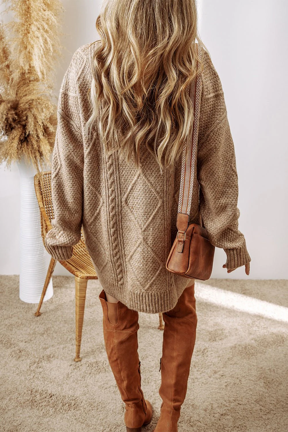 Candace Cable Knit Sweater Dress - Image 49