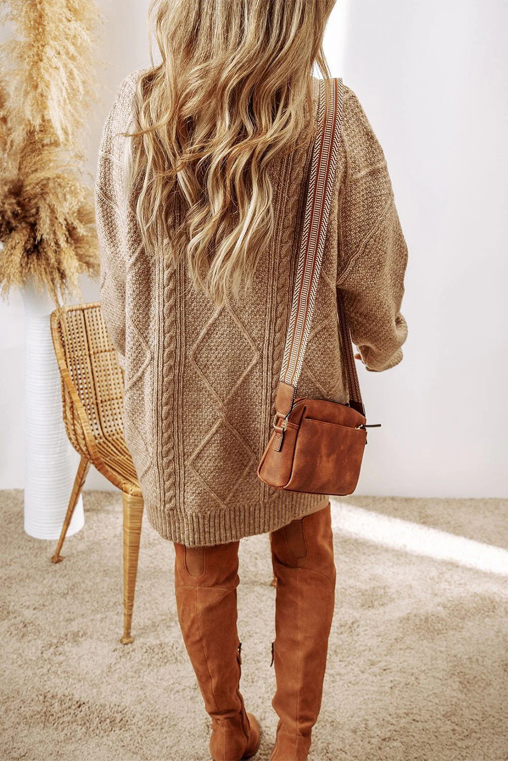 Candace Cable Knit Sweater Dress - Image 51
