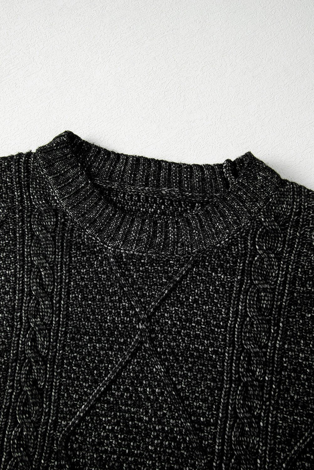 Candace Cable Knit Sweater Dress - Image 9