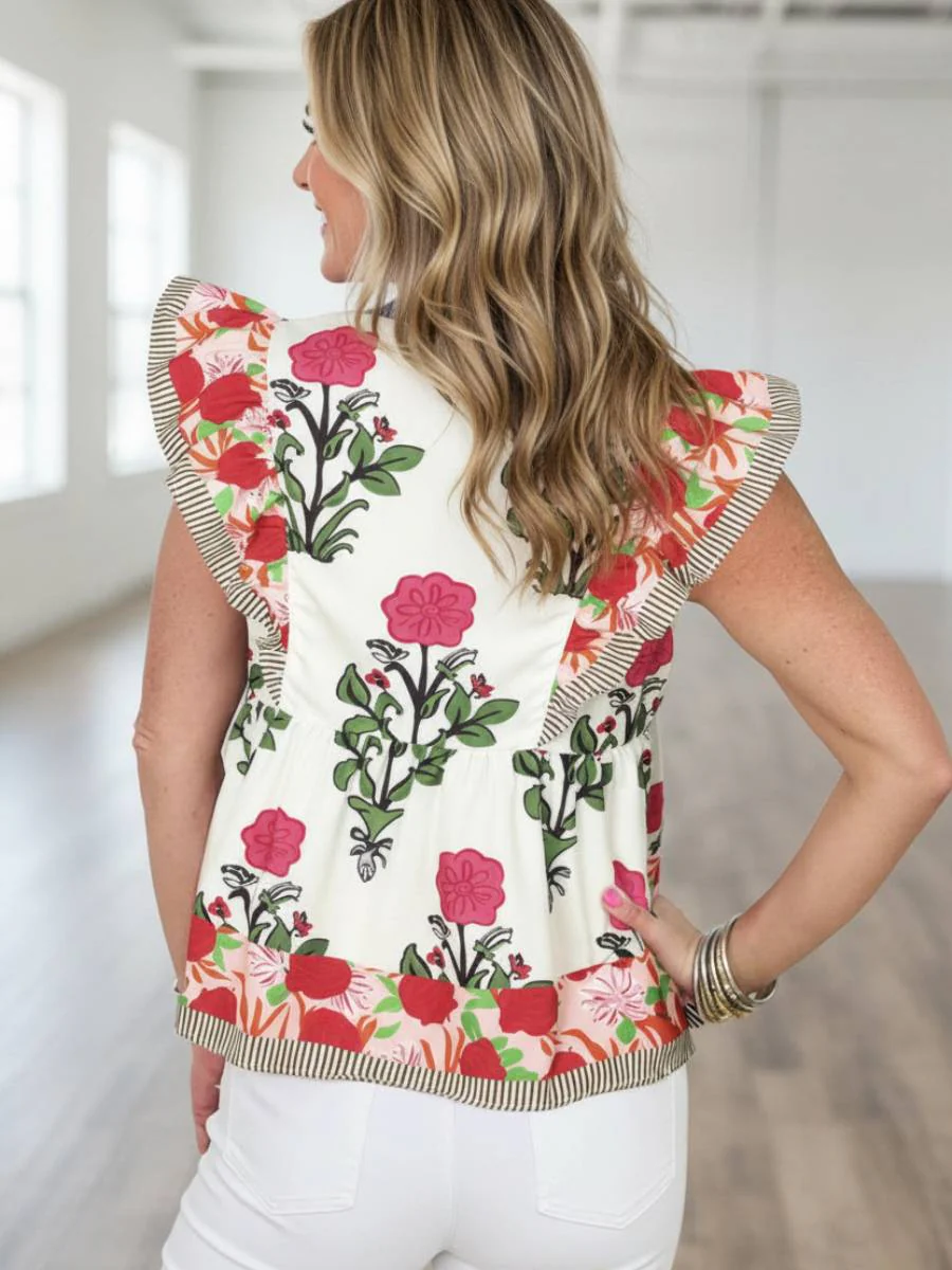 Bloom Theory Flutter Top - Image 2