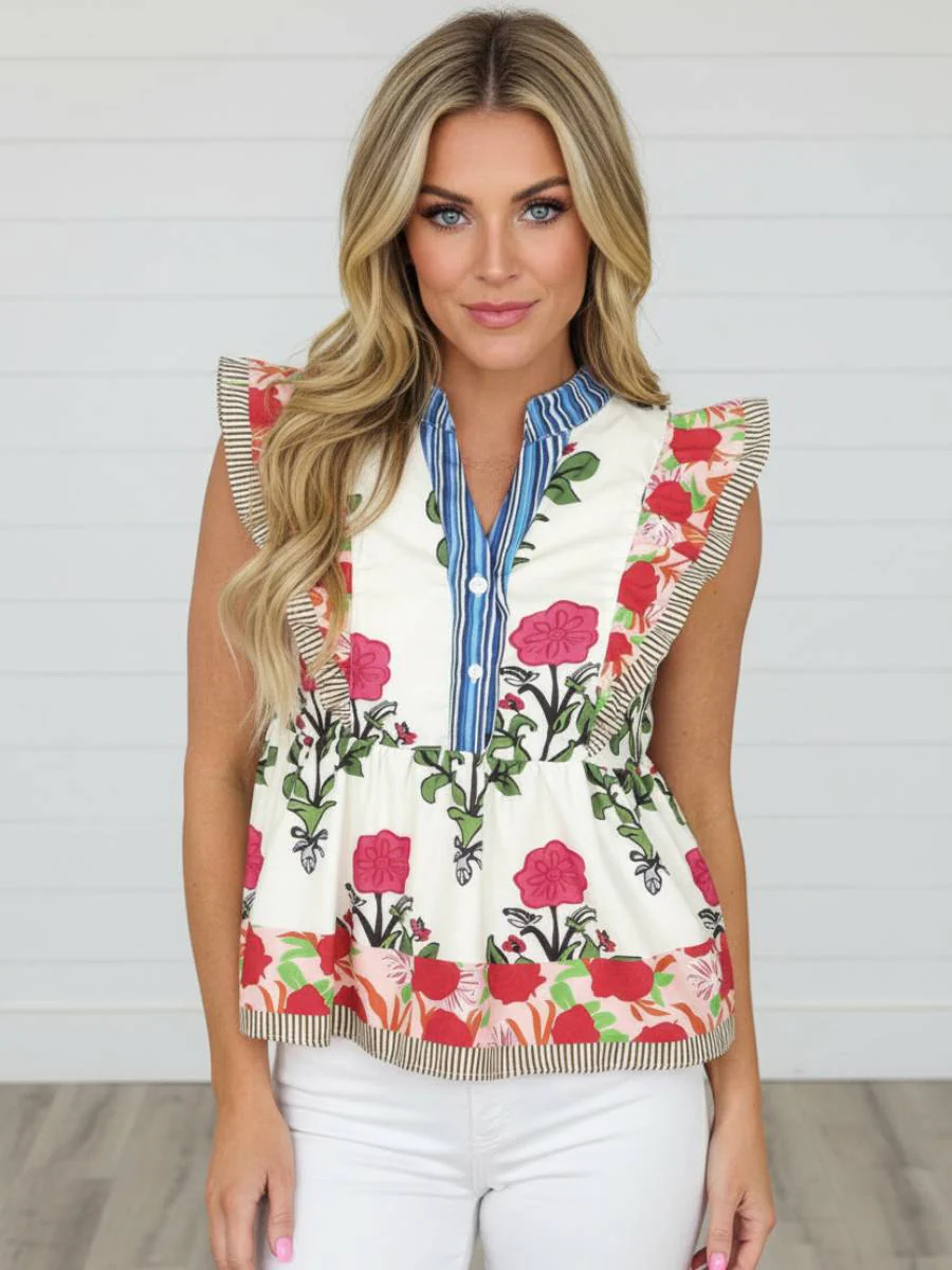 Bloom Theory Flutter Top - Image 3