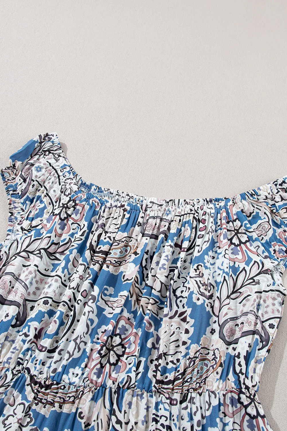 Amelia Boho Paisley Dress - Image 9