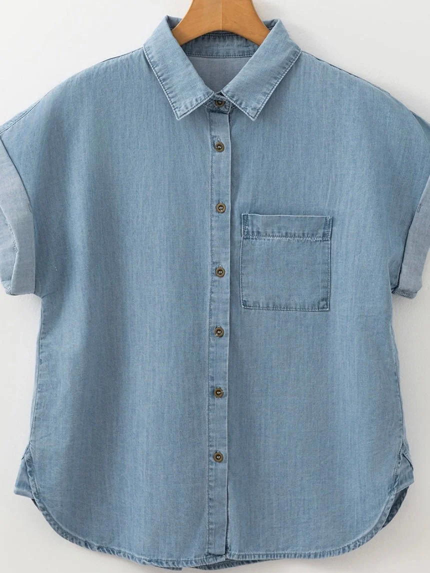 Blue Skies Chambray Shirt - Image 6