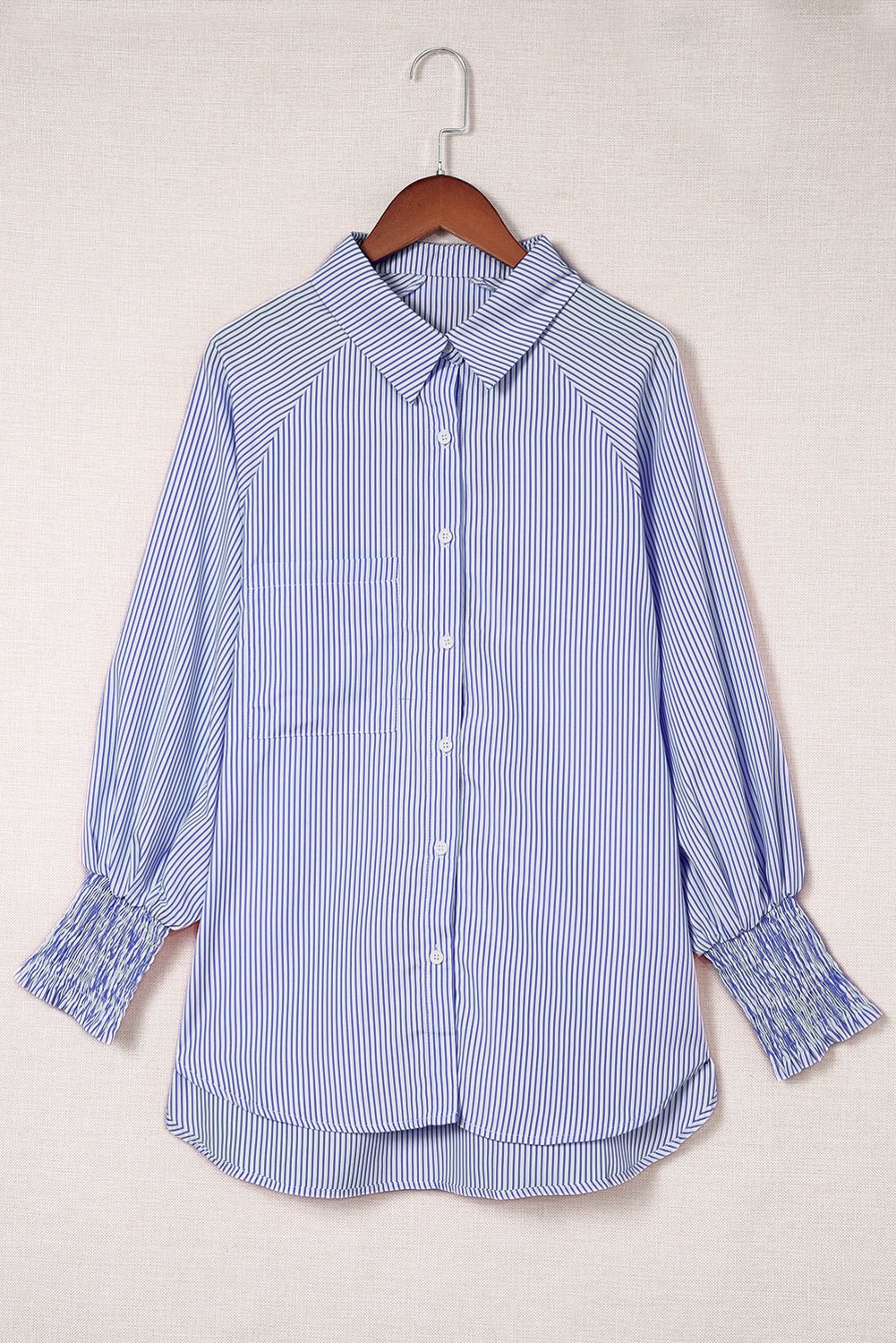 Coastline Stripe Button-Up Top - Image 15
