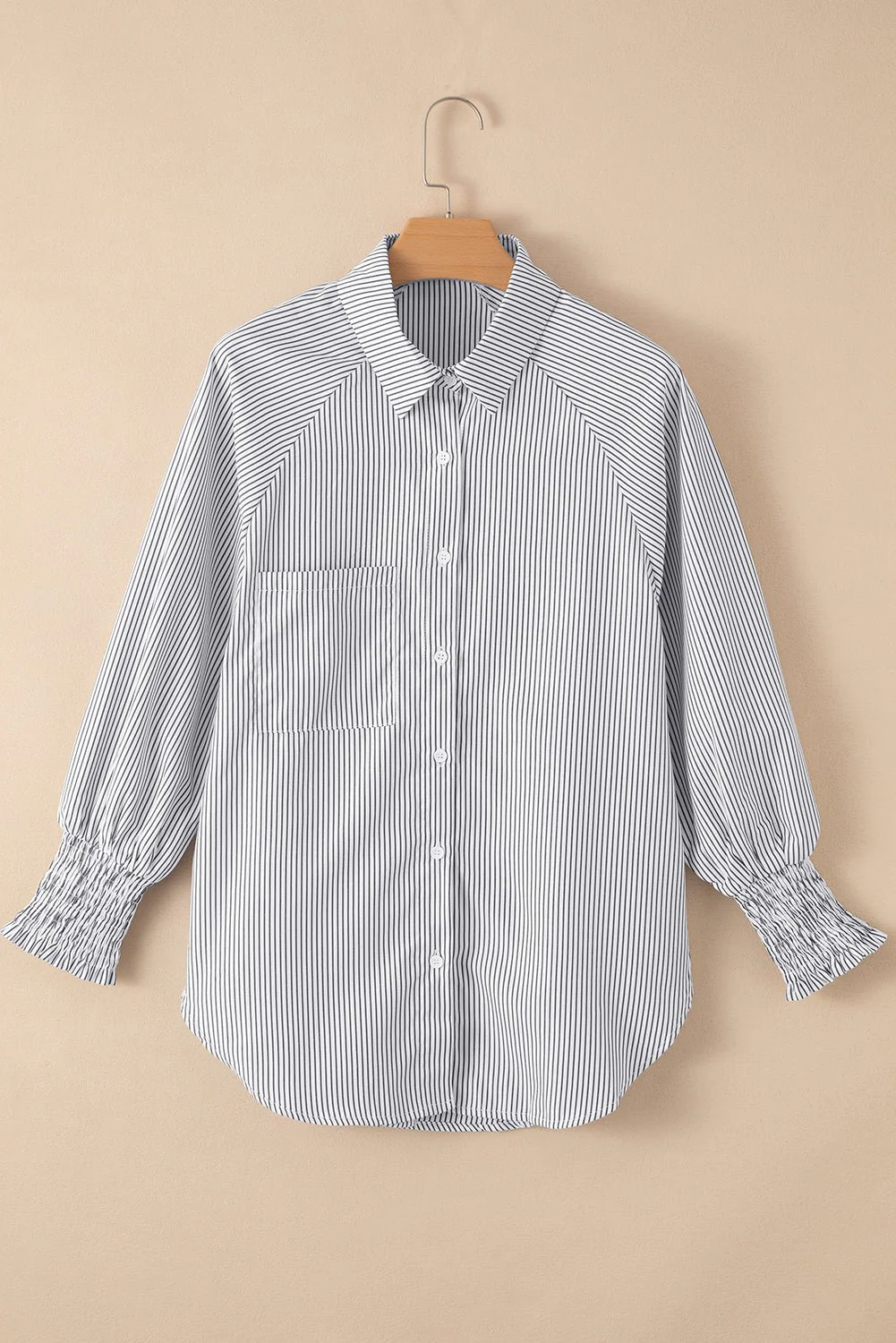 Coastline Stripe Button-Up Top - Image 23