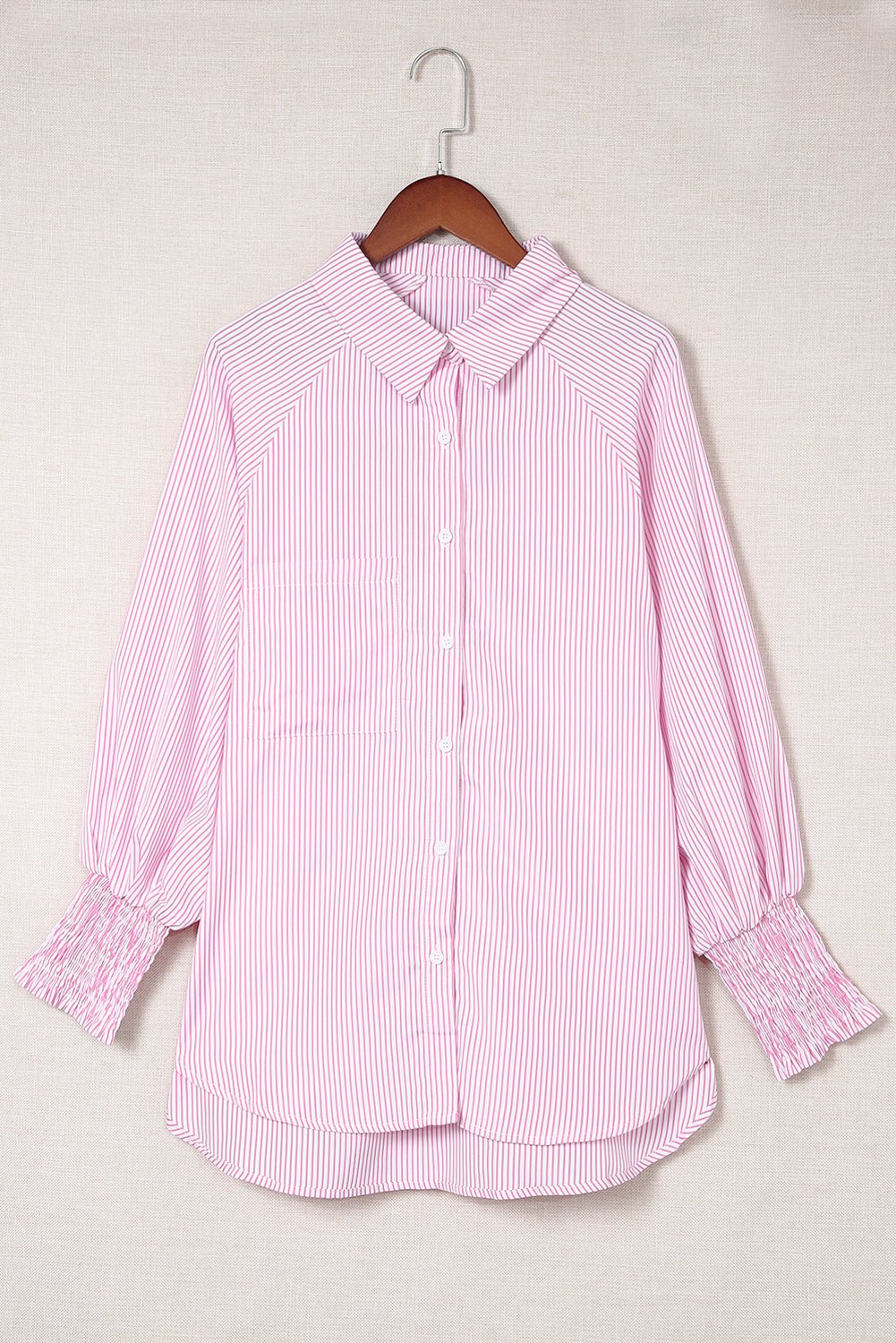 Coastline Stripe Button-Up Top - Image 34