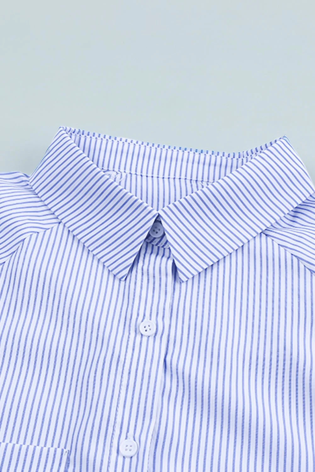 Coastline Stripe Button-Up Top - Image 44