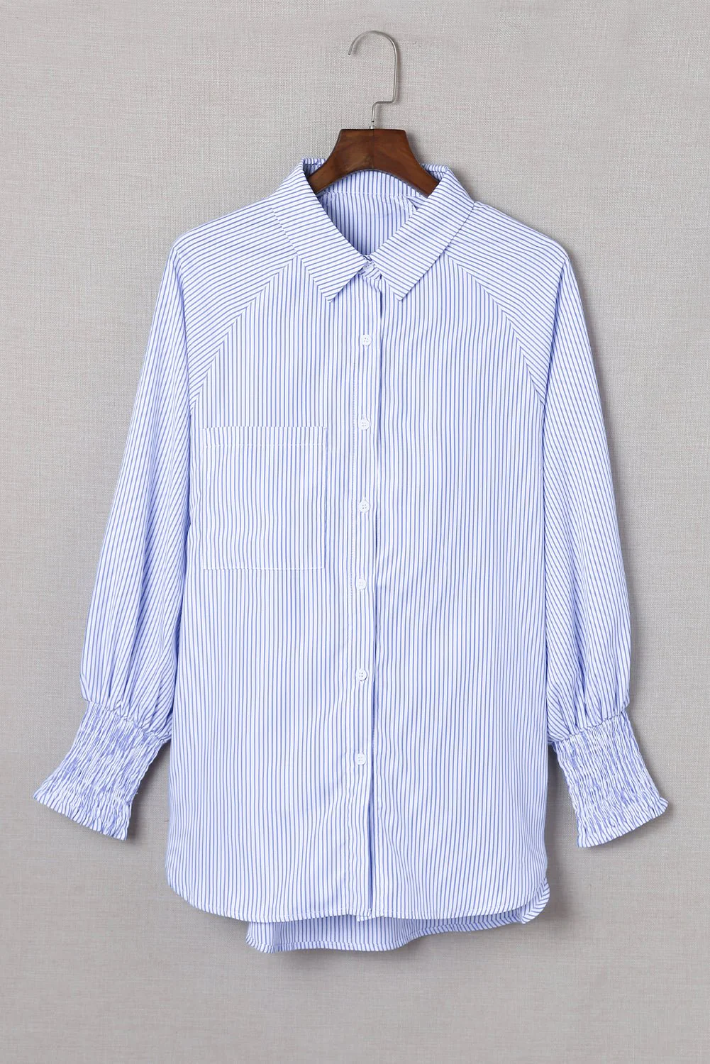 Coastline Stripe Button-Up Top - Image 46