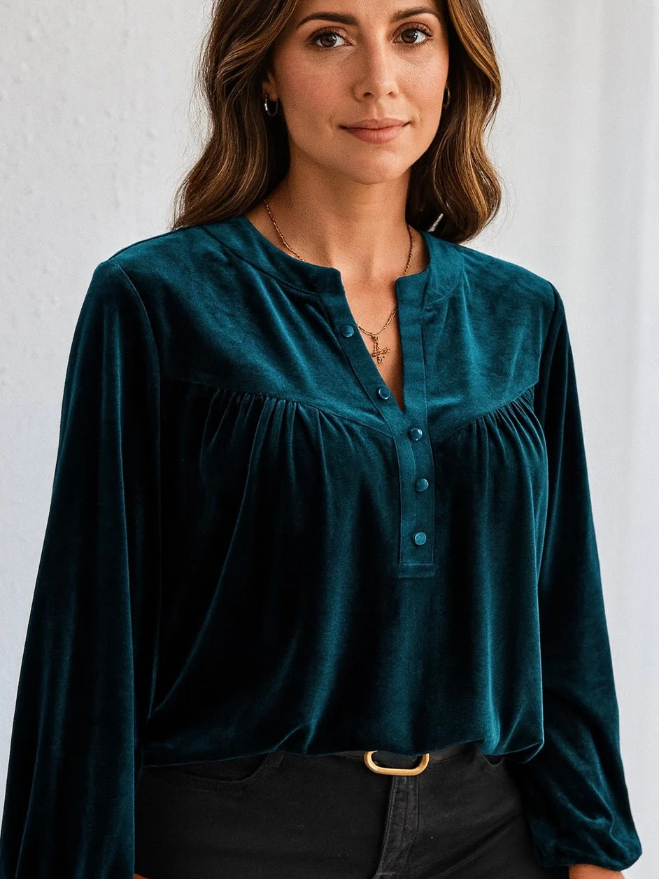 Boho Sun Velvet Top - Image 3