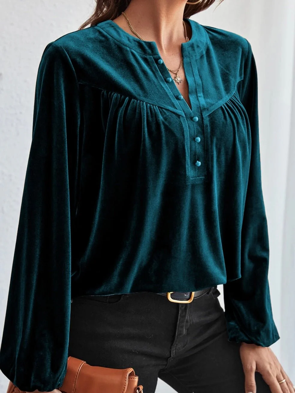 Boho Sun Velvet Top - Image 5