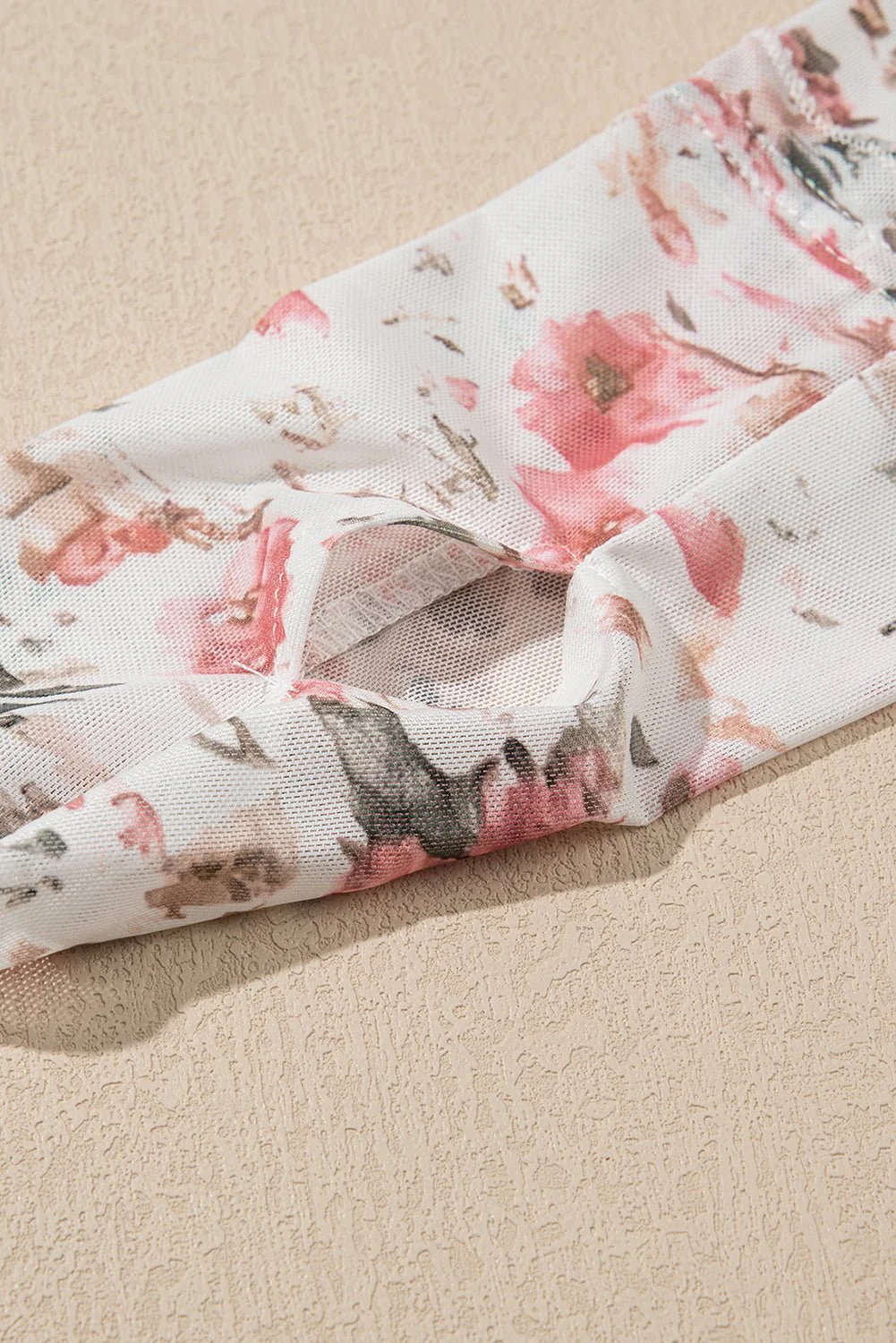 Ink Florals Mesh Top - Image 17