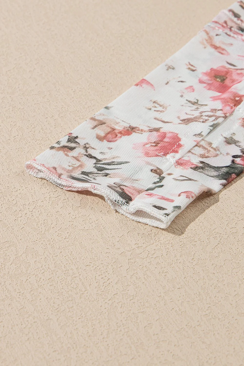 Ink Florals Mesh Top - Image 18