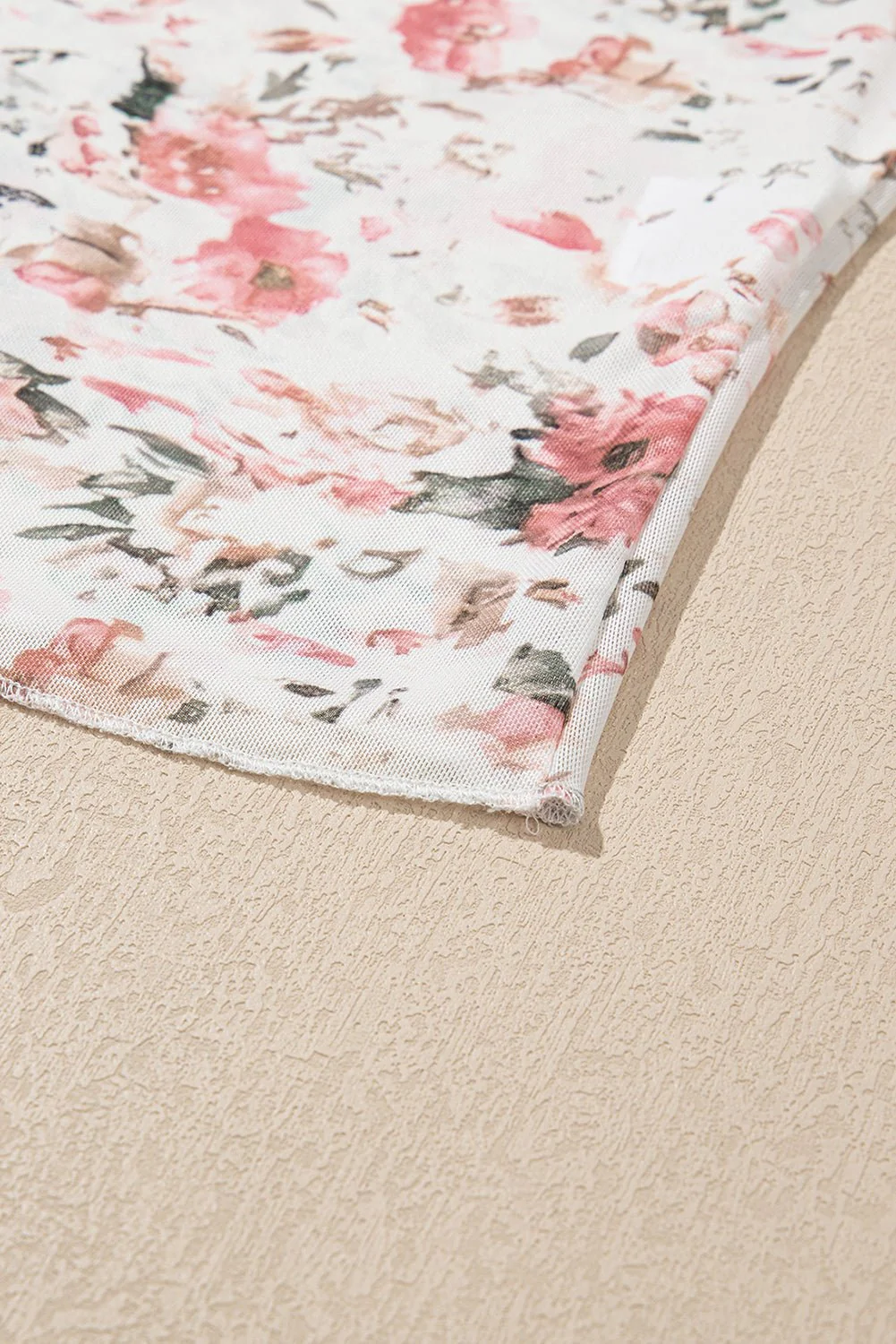 Ink Florals Mesh Top - Image 19