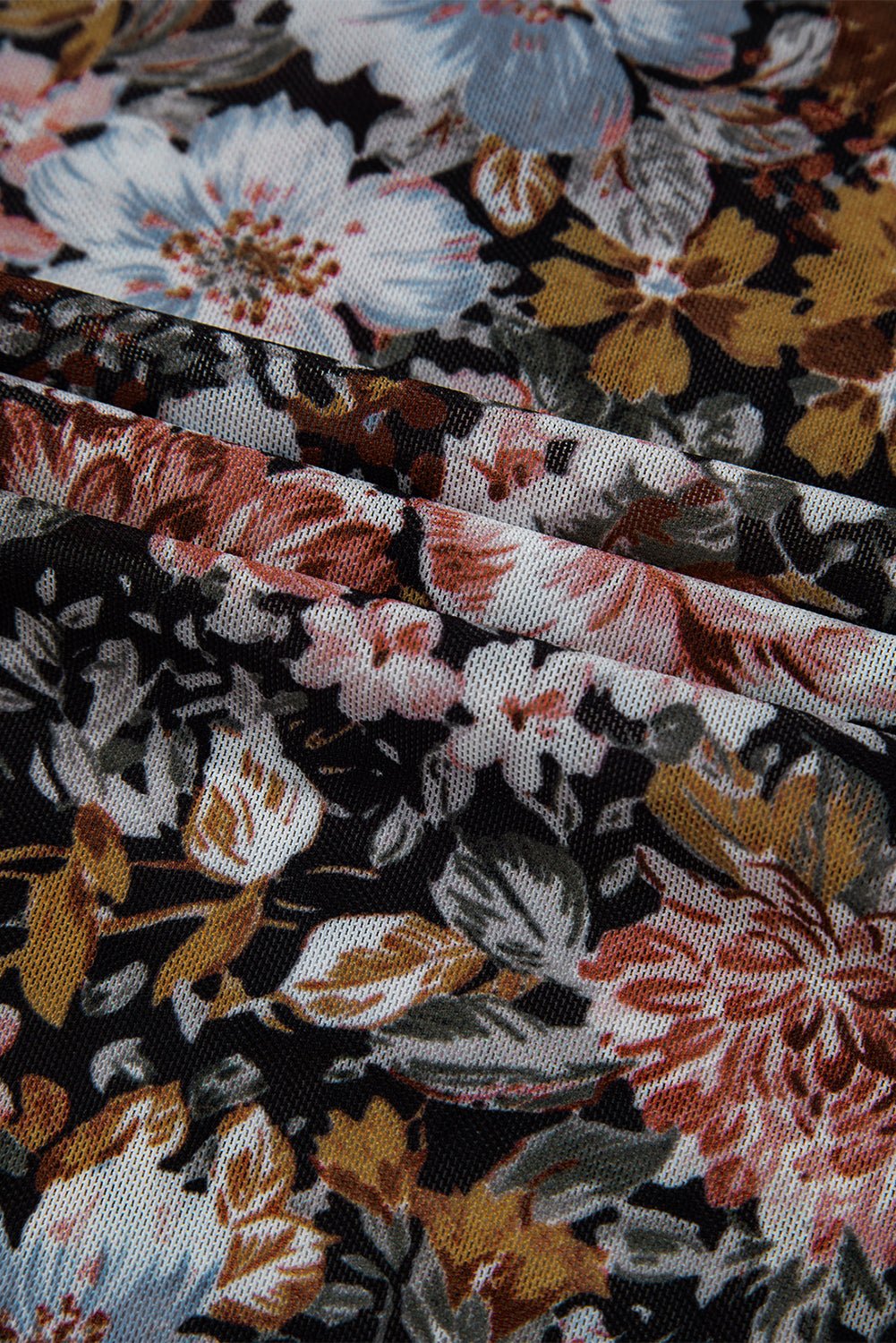 Ink Florals Mesh Top - Image 8