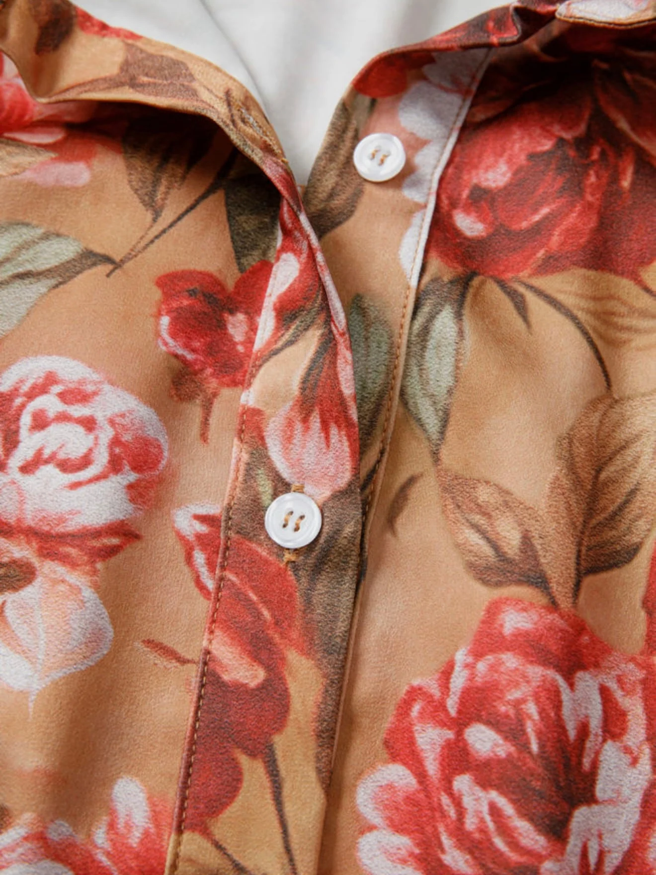 Golden Hour Floral Mini Dress - Image 3