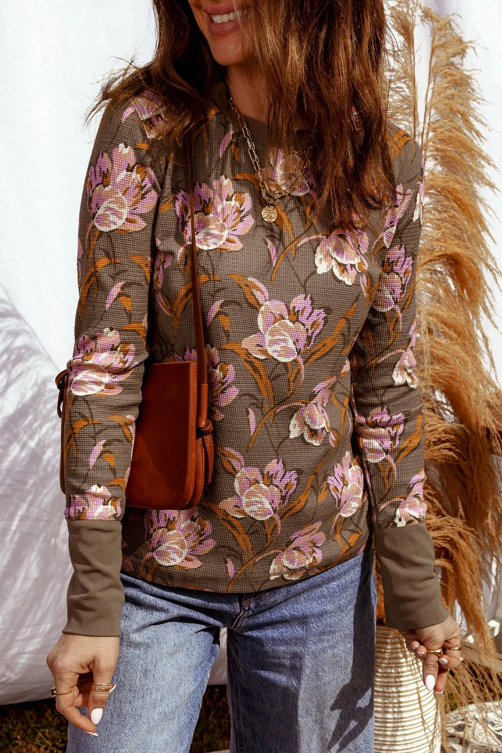 Lavender Fern Waffle Top - Image 8