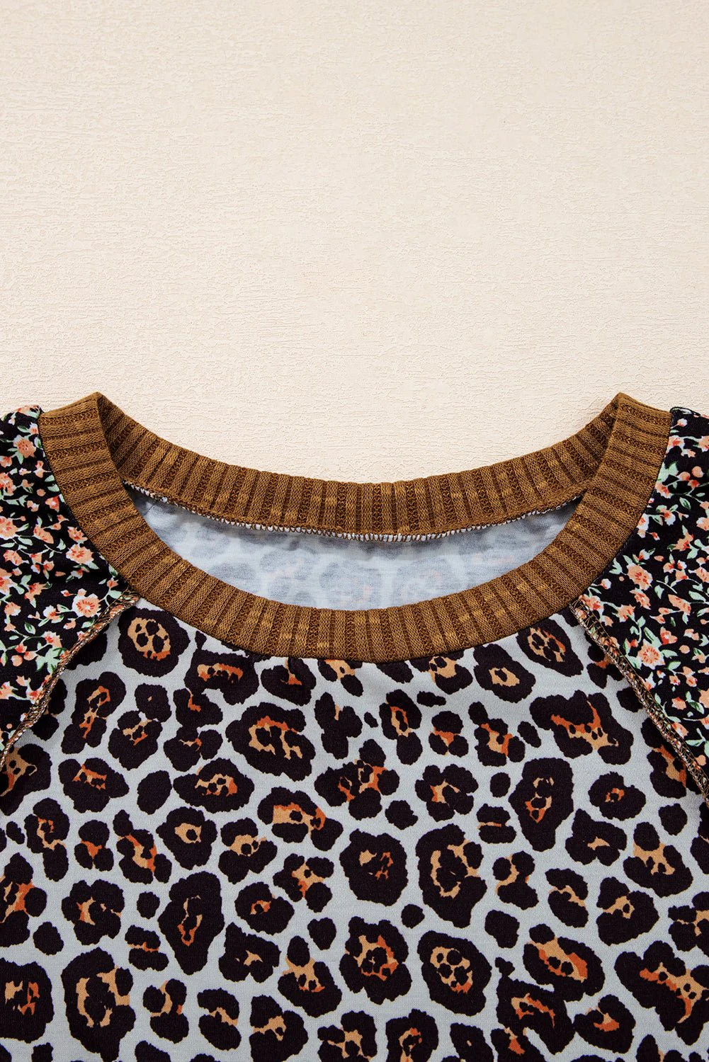 Wildflower Leopard Patchwork Top - Image 6