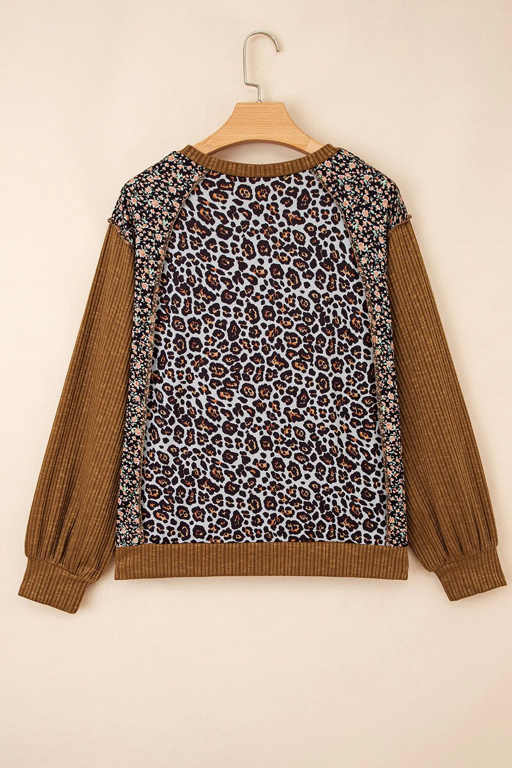 Wildflower Leopard Patchwork Top - Image 9