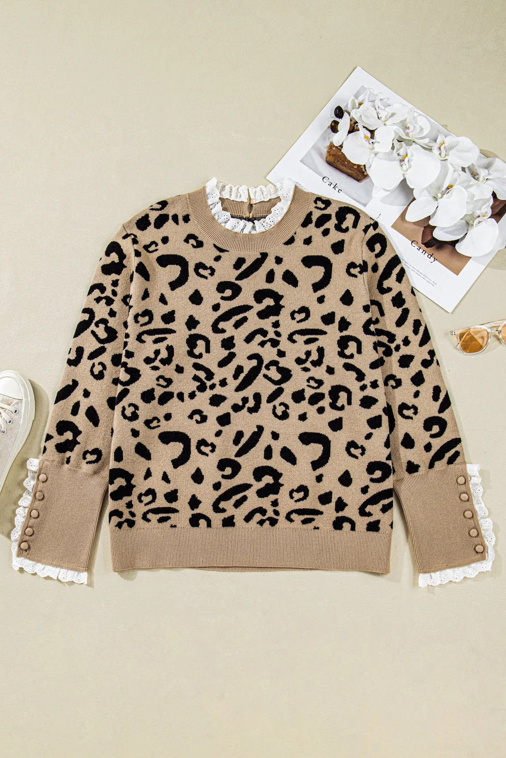 Fierce + Feminine Leopard Sweater {plus} - Image 11