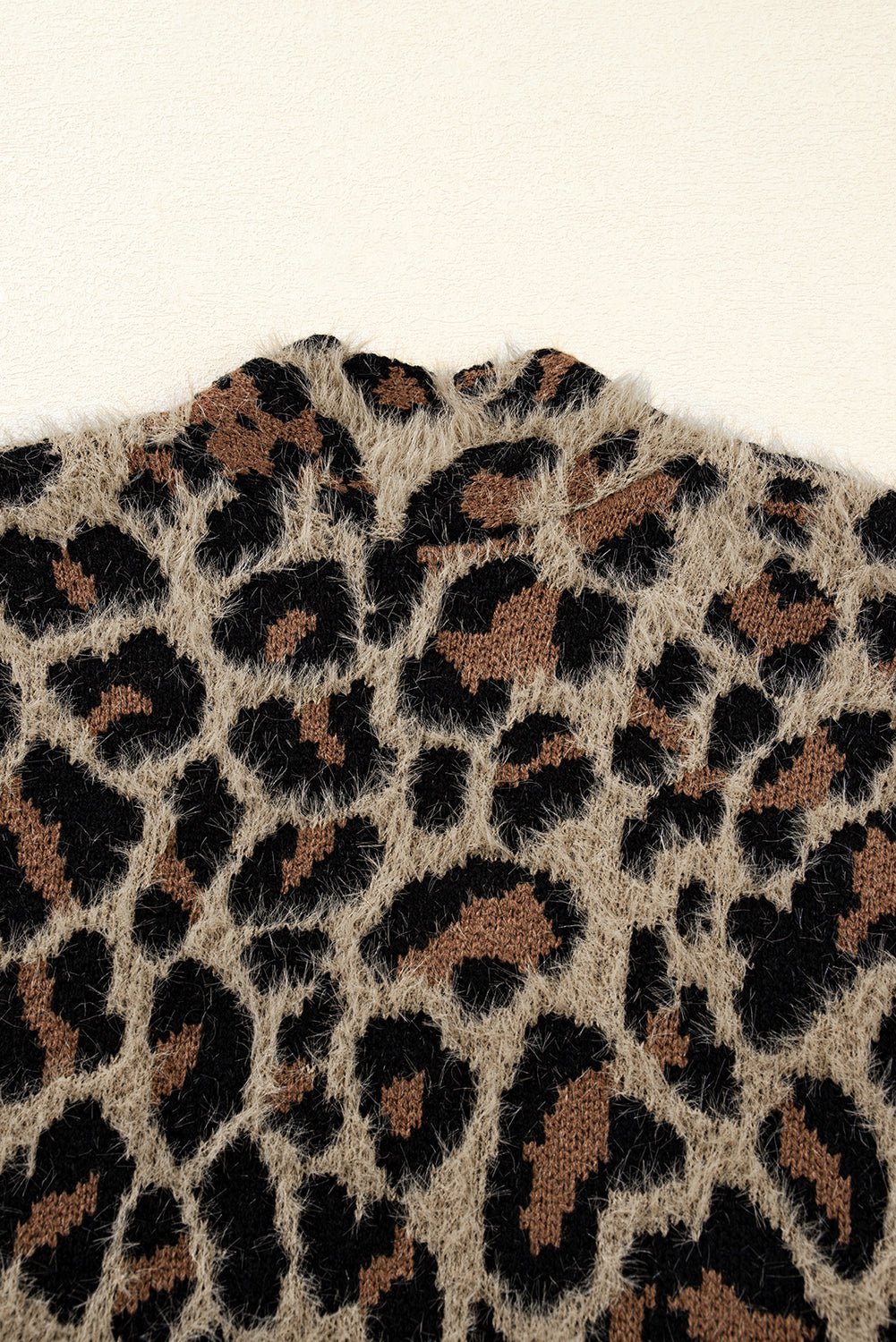 Toasted Leopard Fuzzy Cardigan - Image 10